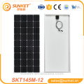 mejor precio para el precio del panel solar monocristalino 145w con TUV ISO CE